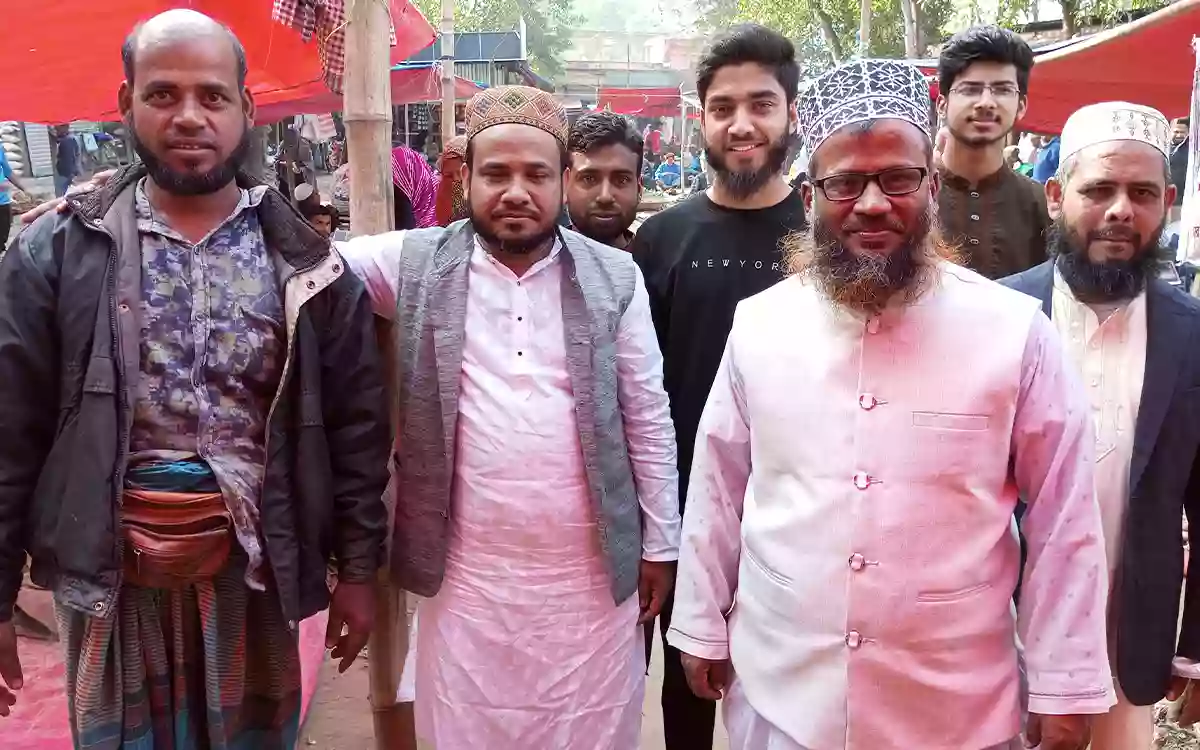 Advocate Dr. Mubarak Hossain's opinion exchange meeting in Brahmanpara