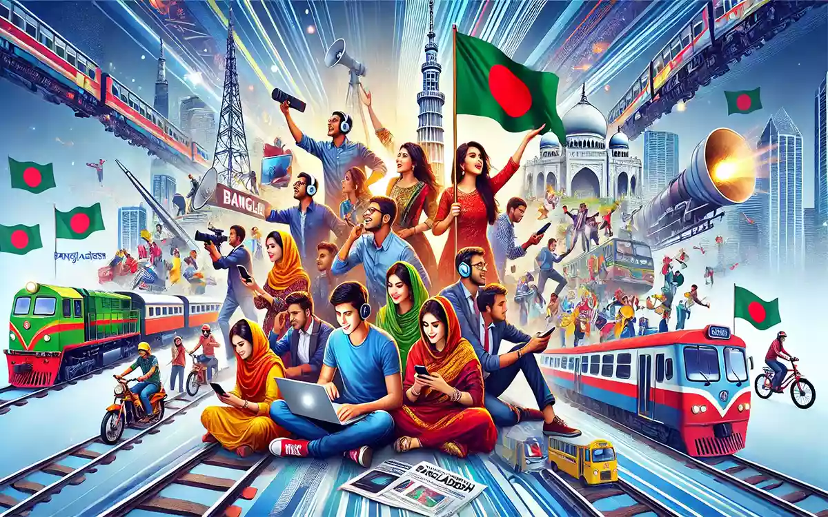 Rising Cumilla - Bangladesh in the hands of youth Ai Image - Generated by Rising Cumilla