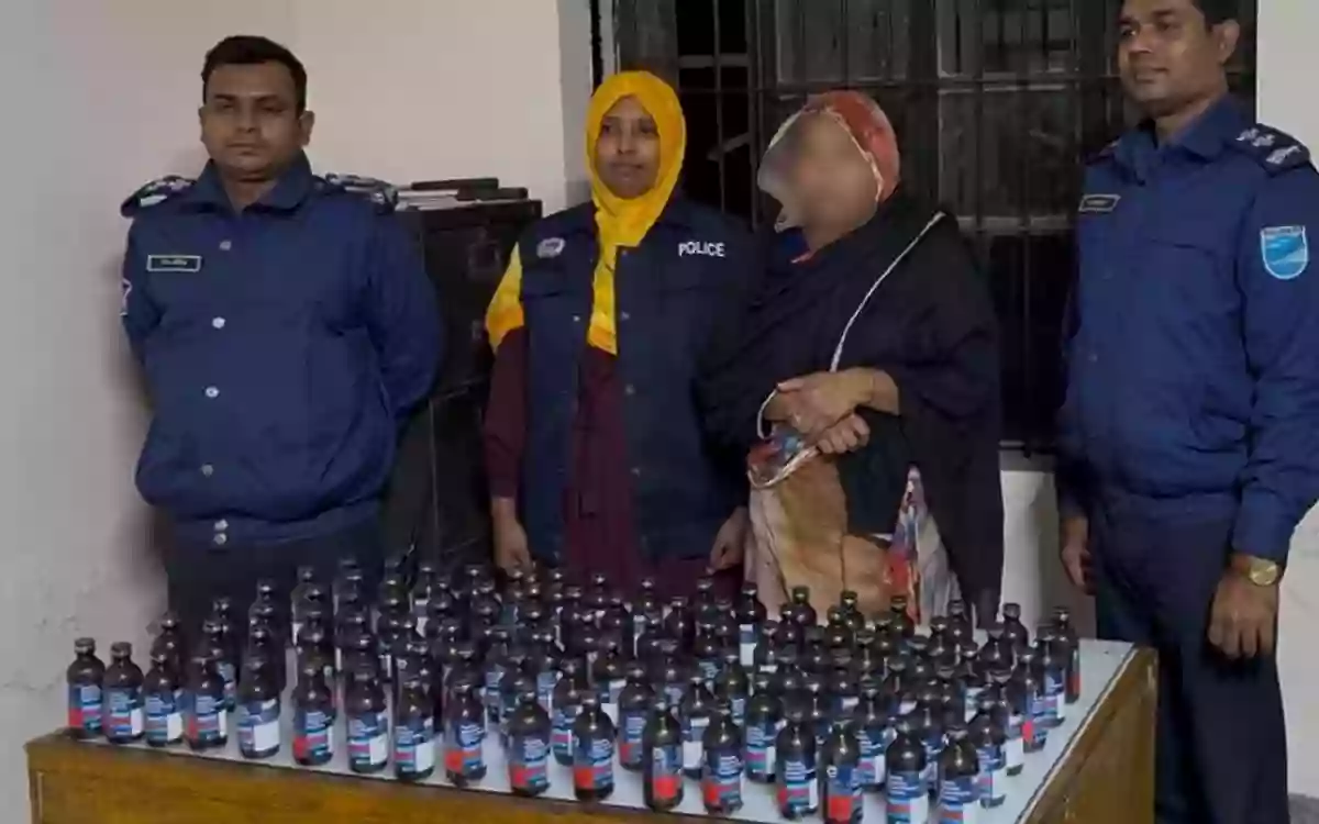 Woman arrested with drugs, phensedyl in cupboard