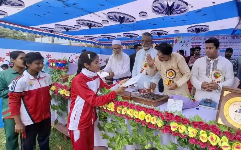 নোয়াখালীতে বার্ষিক অ্যাথলেটিকস প্রতিযোগিতা অনুষ্ঠিত
