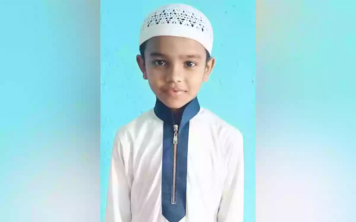 Adnan, a 6-year-old boy from Sarail, became a Hafiz in 75 days