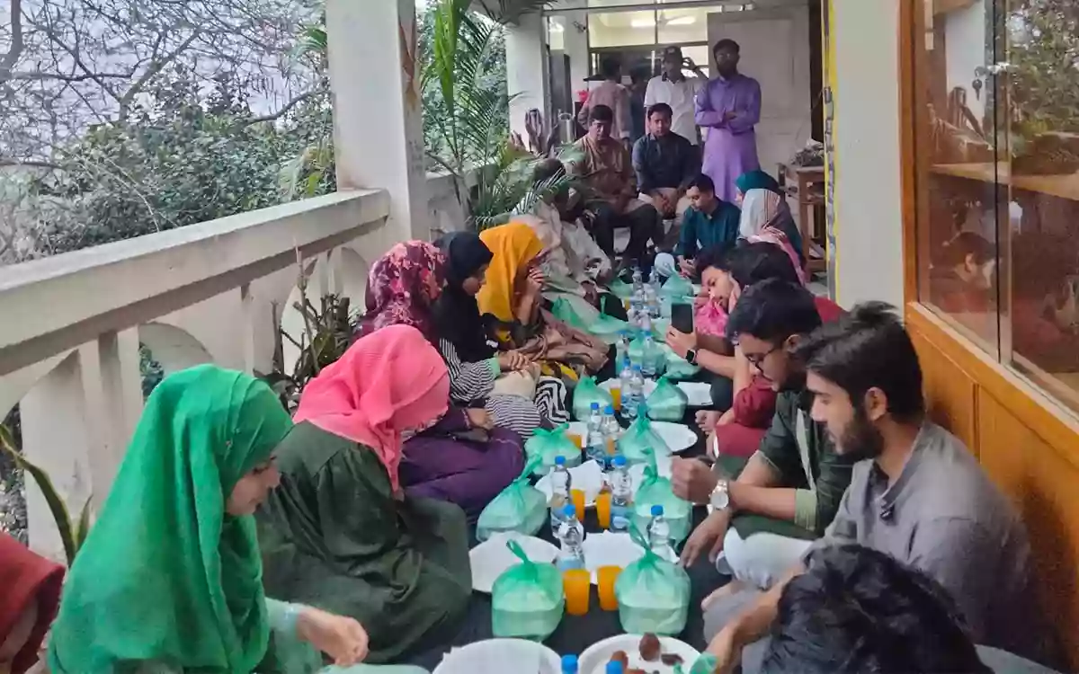 English Department's prayer and iftar at Comilla University