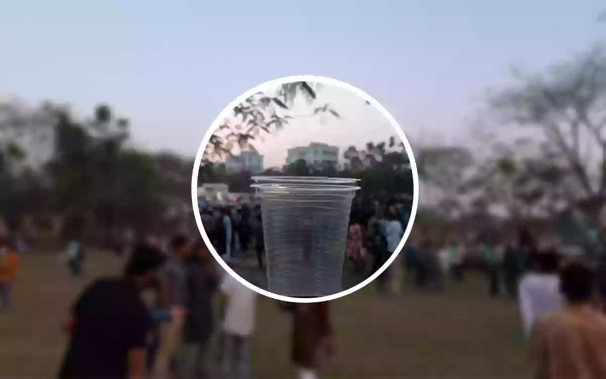 I only got a one-time glass—student's anger over not getting Iftar