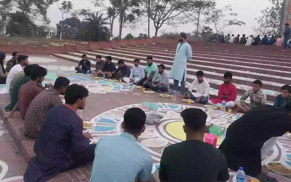Kishoreganj District Students Association's Iftar was held at Comilla University