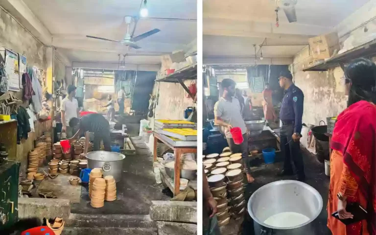 Rising Cumilla - Sweets being made in unhygienic conditions in Chauddagram, Cumilla, Finade