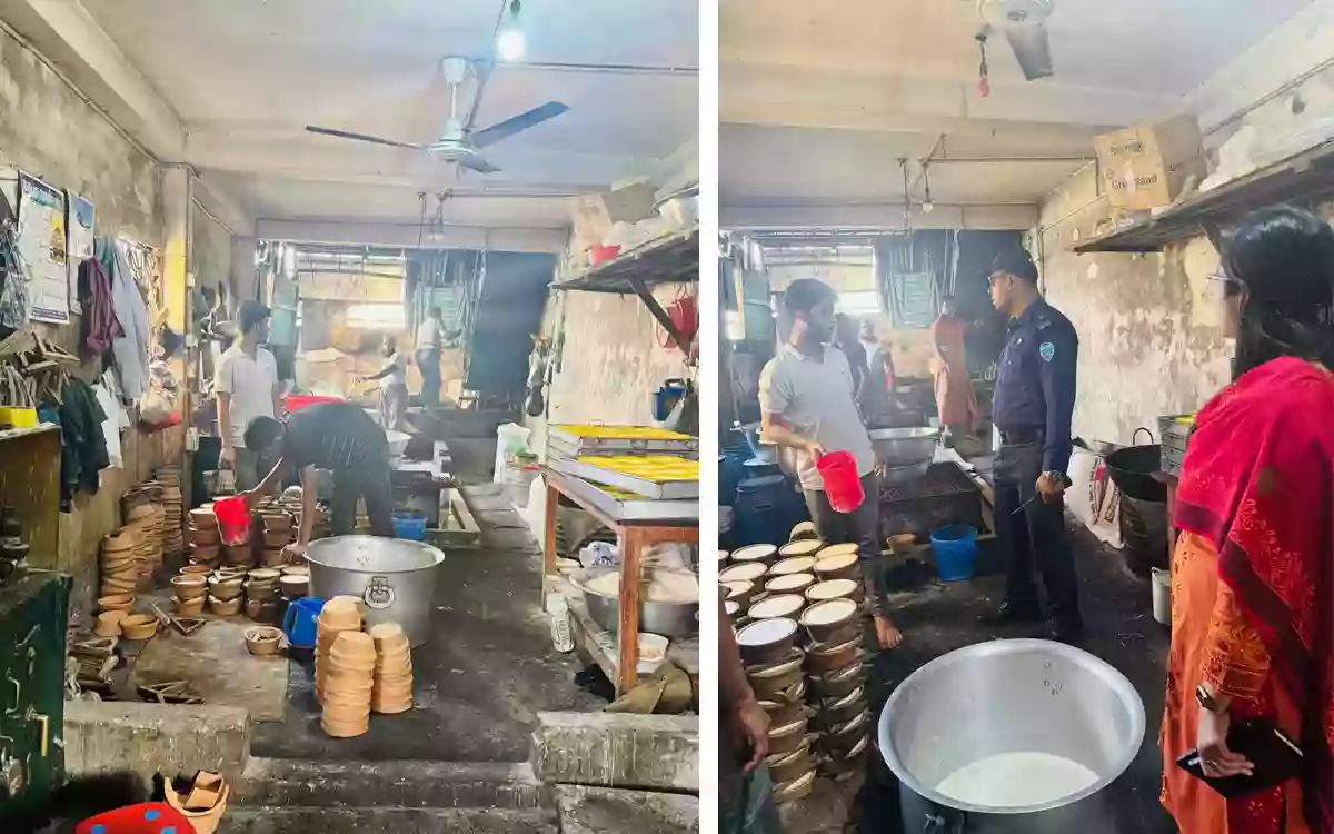 Rising Cumilla - Sweets being made in unhygienic conditions in Chauddagram, Cumilla, Finade