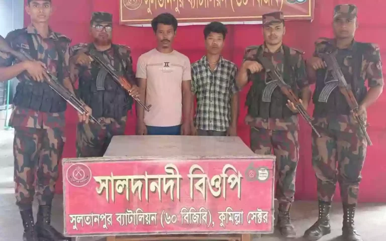 Two Indian nationals detained in Comilla for entering Bangladesh without passports