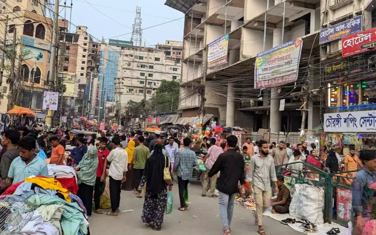 Rising Cumilla - eid shopping at Kandirpar Cumilla