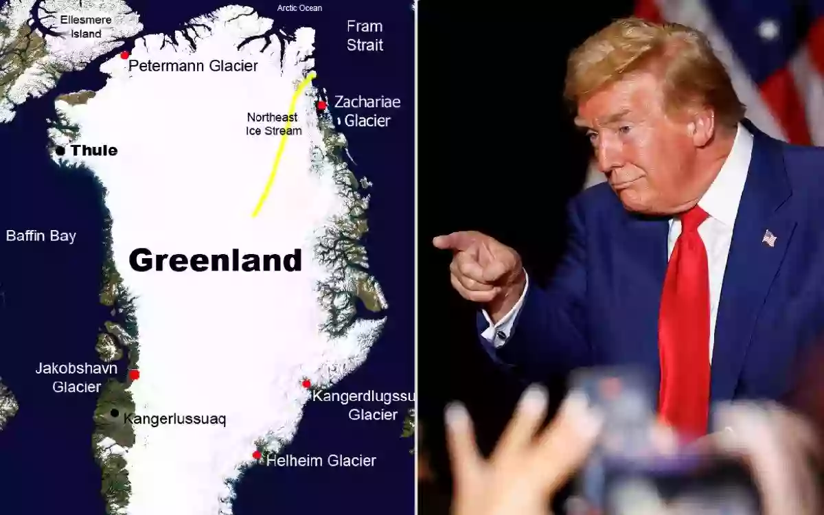 Rising Cumilla - trump wants greenland