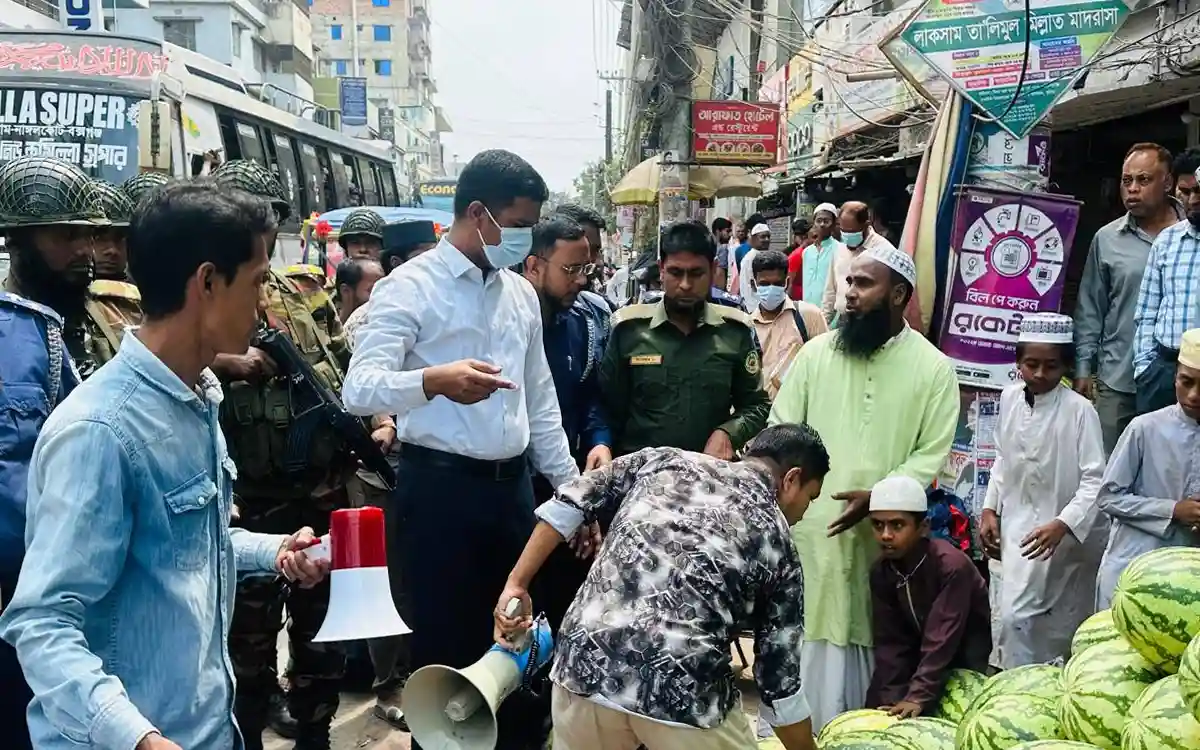 লাকসামে ভ্রাম্যমাণ আদালতের অভিযান, অবৈধ স্থাপনা উচ্ছেদ