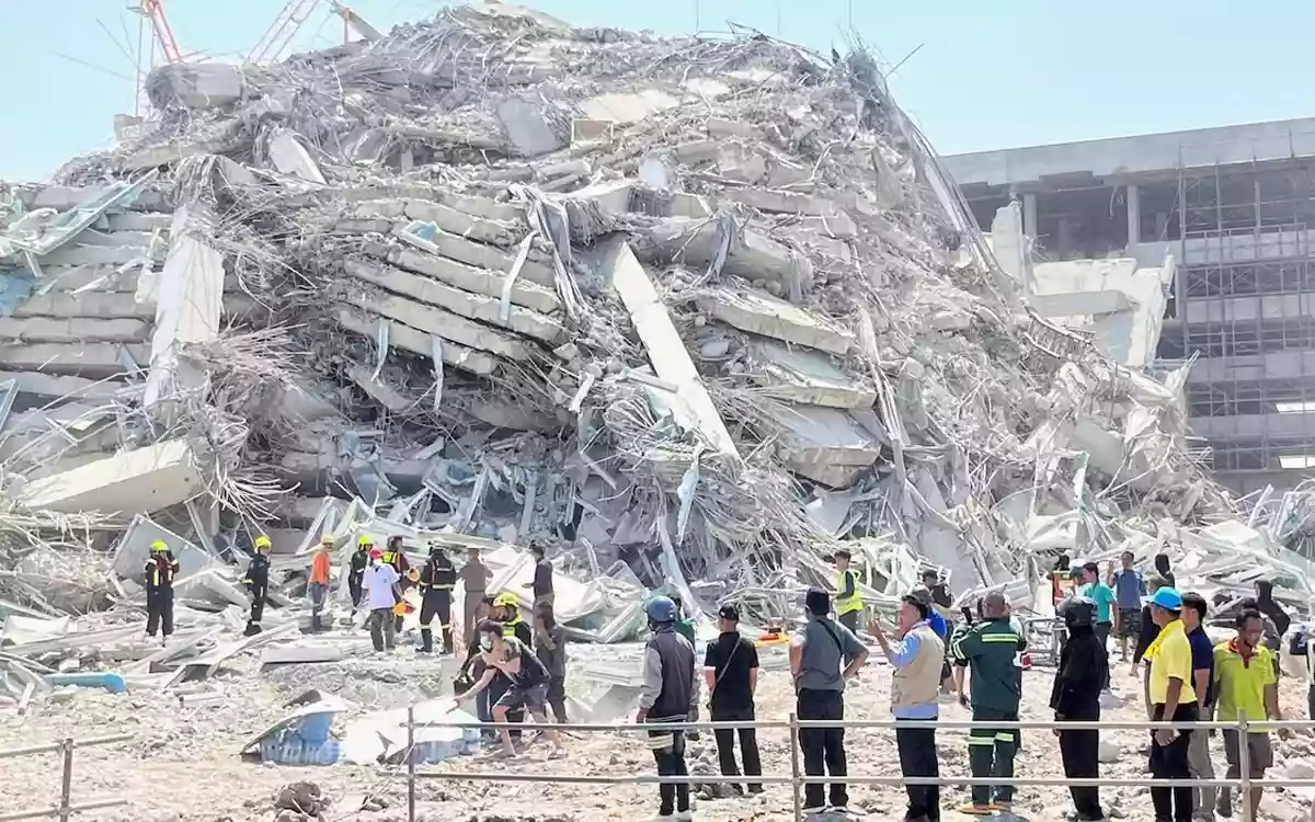 শক্তিশালী ভূমিকম্পে মিয়ানমারে মৃতের সংখ্যা ১ হাজার ছাড়িয়েছে