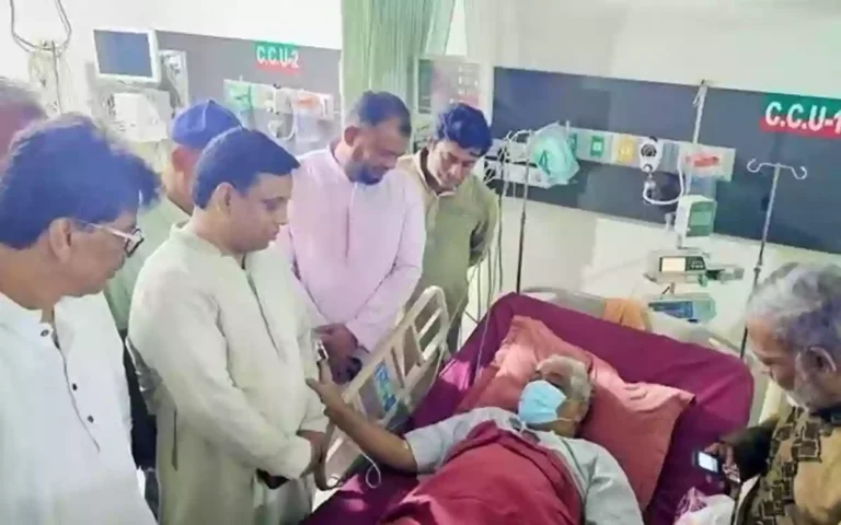 BNP leader Bulu suddenly falls ill and is admitted to a hospital in Comilla while returning home.