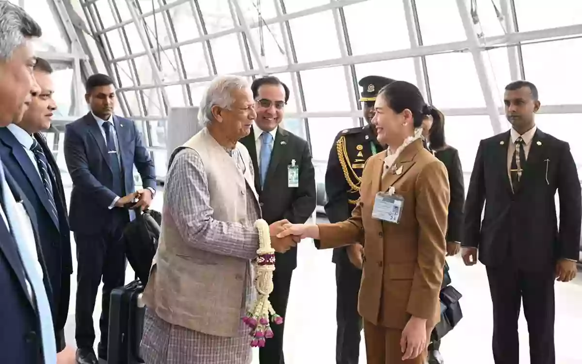 Chief Advisor Dr. Yunus arrives in Thailand to attend BIMSTEC summit