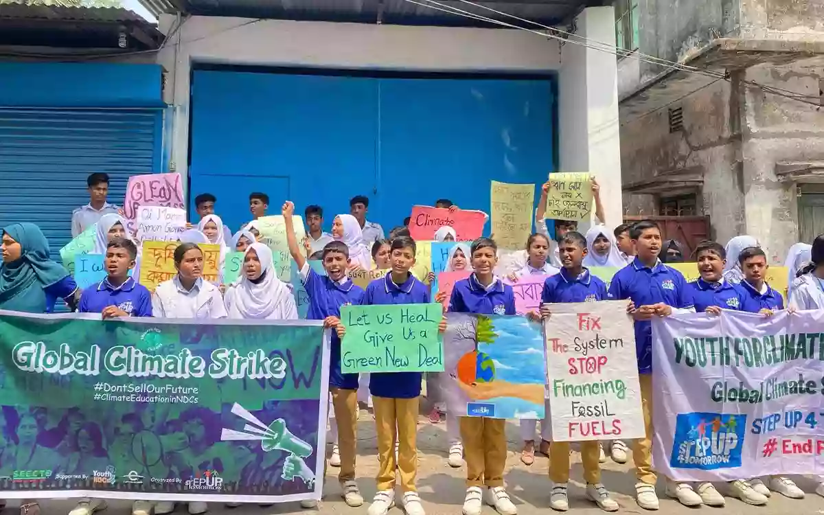 Climate strike to demand end to fossil fuel financing and climate justice