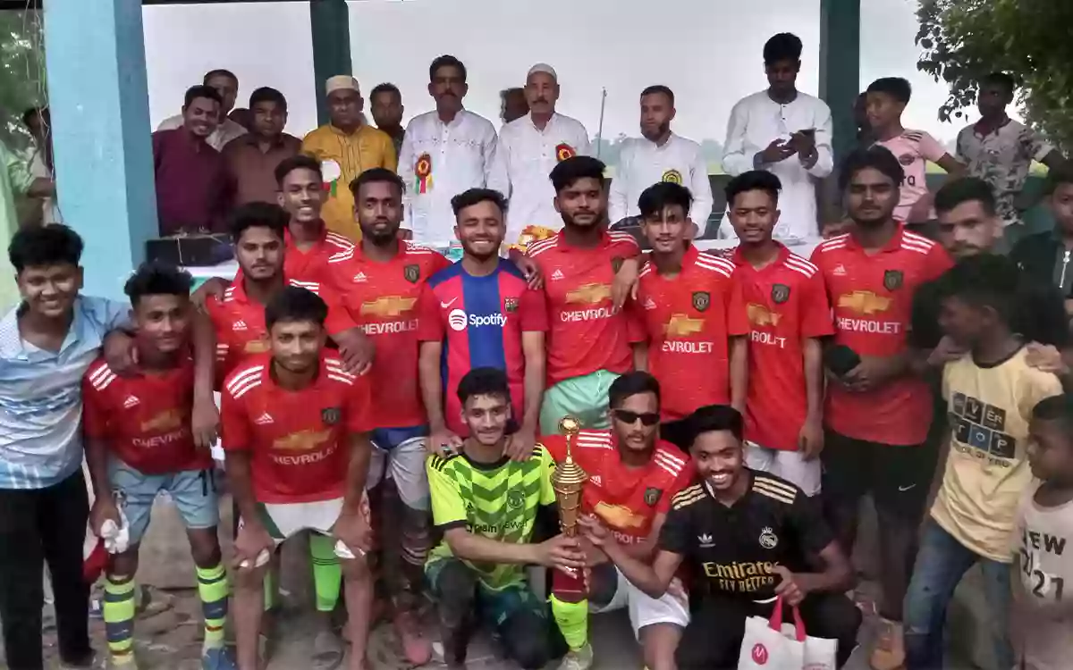 Shaheed Zia Memorial Football Match in Brahmanpara