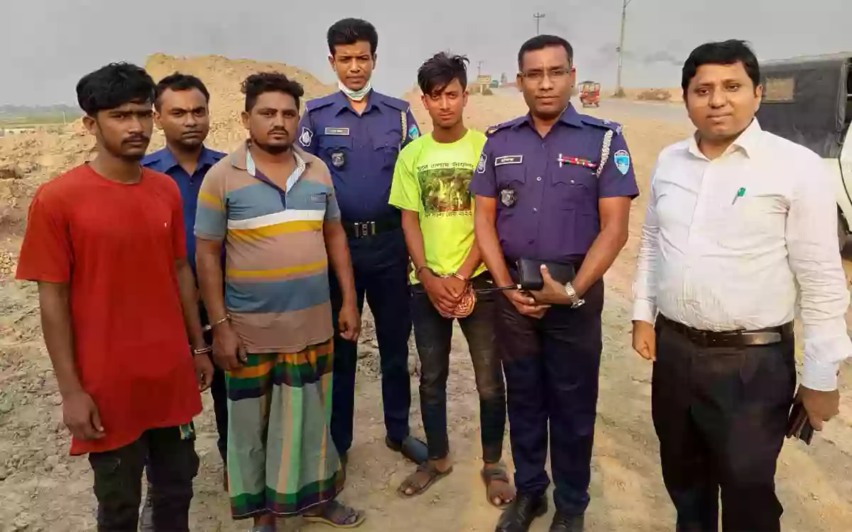 Three youths sentenced to prison for indecent behavior while consuming drugs in Brahmanbaria