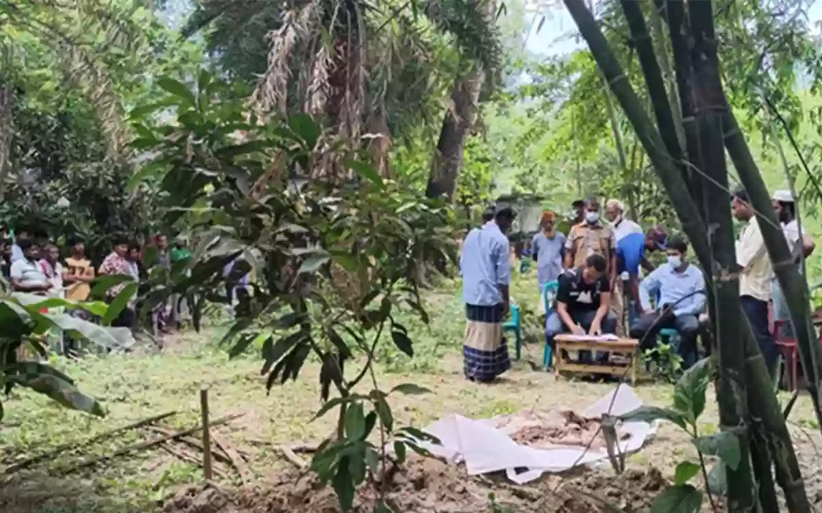 Body of child Atiqul exhumed from grave after 1 year in Chandina