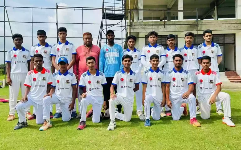 Comilla Modern High School in the final of the National School Cricket Tournament