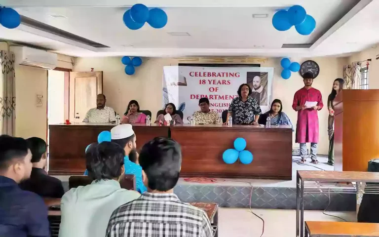 Comilla University's English Department celebrates its founding anniversary with various events