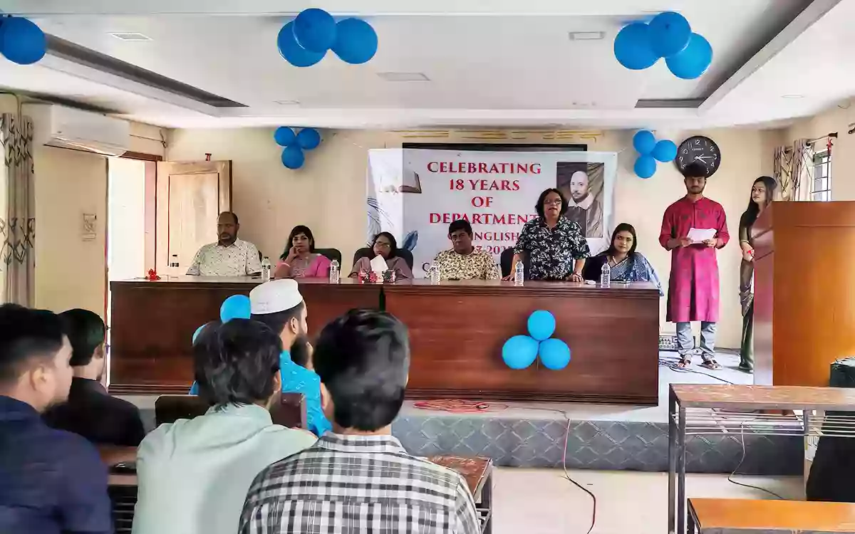 Comilla University's English Department celebrates its founding anniversary with various events