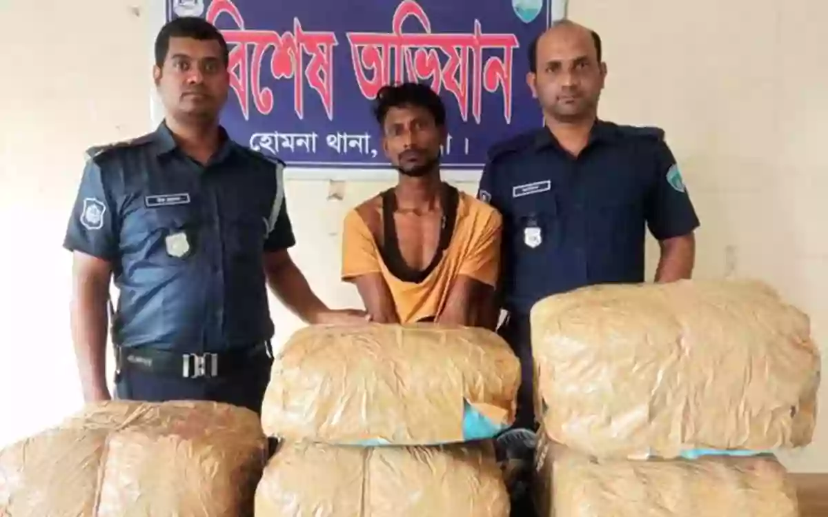 Drug dealer including ganja arrested in Homna, Comilla, private car seized