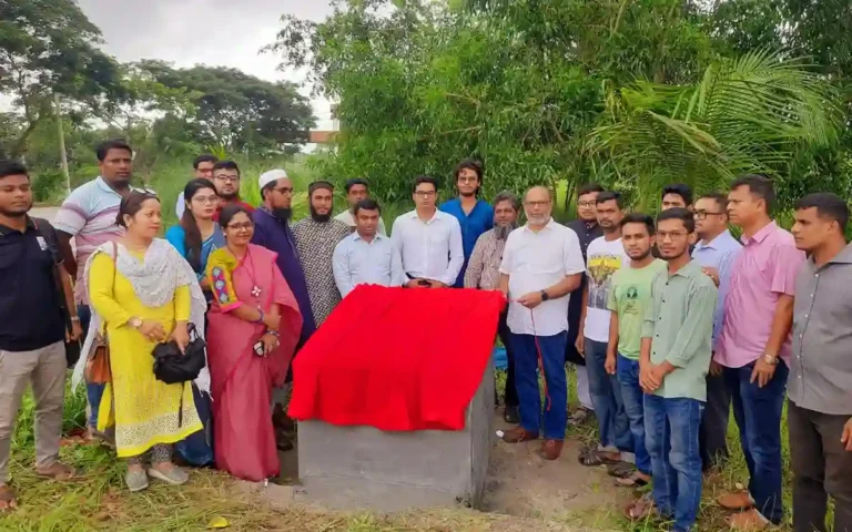Rising Cumilla - History's imprint on Barisal University - Foundation stone of 'July-36' memorial plaque inaugurated