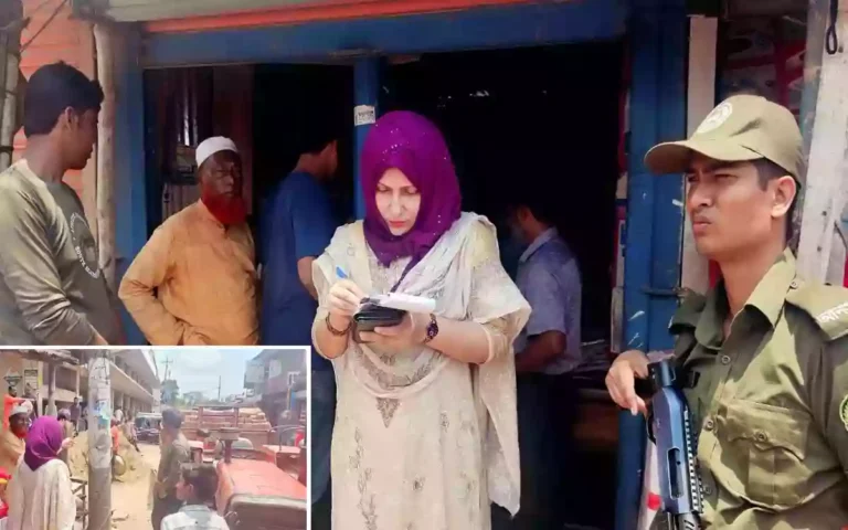 Man fined Tk 8,000 for unloading bricks by leaving truck on road in Brahmanpara