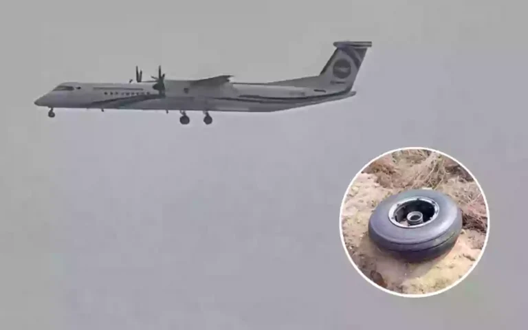 Rising Cumilla - Plane's wheels came off shortly after takeoff, landing safely in capital