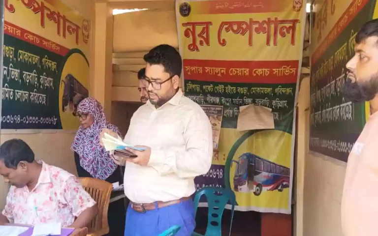 Two transport companies fined for selling bus tickets at high prices in Comilla