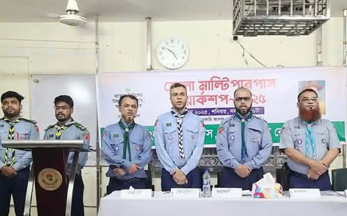 কুমিল্লায় রোভার স্কাউটদের মাল্টিপারপাস ওয়ার্কশপ অনুষ্ঠিত