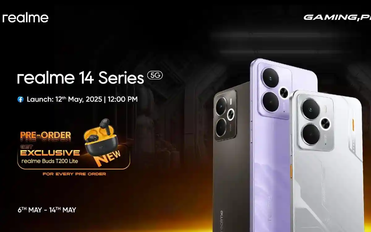 পারফরম্যান্স সিরিজ ১৪ ৫জি উন্মোচন করতে যাচ্ছে রিয়েলমি