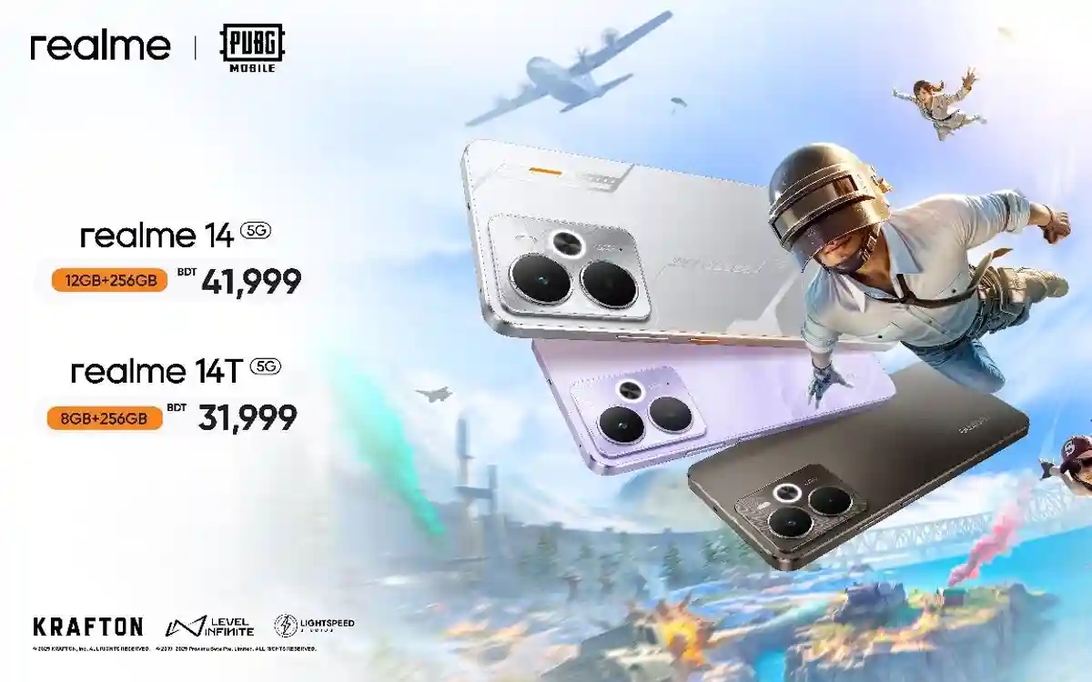 বাংলাদেশে বাজারে এলো রিয়েলমির ১৪ সিরিজের স্মার্টফোন