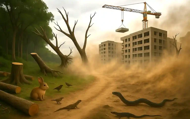 Rising Cumilla -Deforestation in the guise of development Deforestation and changes in biodiversity in JU Development or the catalyst for environmental destruction