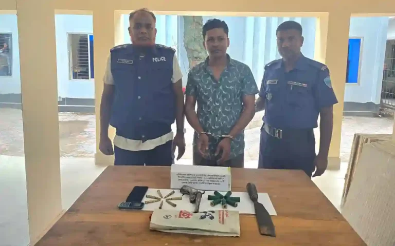 Rising Cumilla -Jubo Dal president arrested with firearms and ammunition in Noakhali