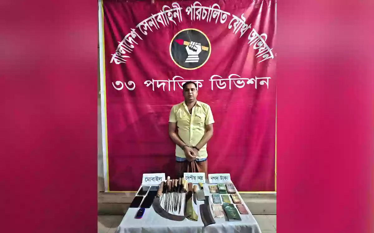 Jubo League leader Manju arrested in late-night joint force operation in Brahmanbaria