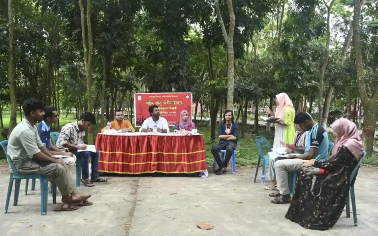 বেরোবিতে শহিদ আবু সাঈদ স্মরণে আন্তঃবিভাগ বিতর্ক প্রতিযোগিতার উদ্বোধন