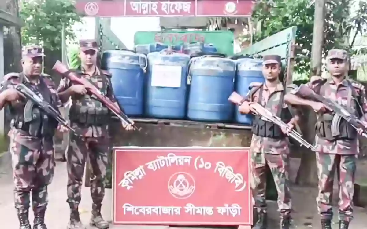 Goods worth crores of taka, including shrimp, seized in BGB operation in Comilla