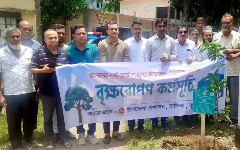 'One Martyr, One Tree' planting program held in Chandina to commemorate July martyrs