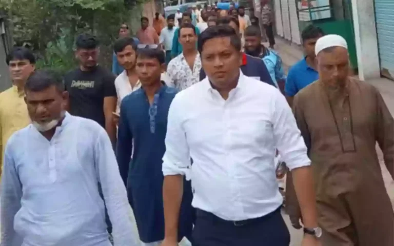 Rajiv Bhuiyan's extensive public connection in the eastern part of Nabinagar