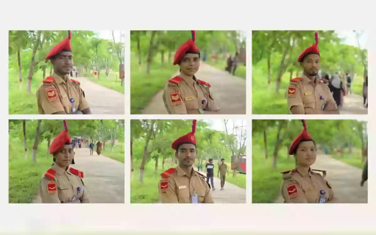 Rising Cumilla - Six cadets promoted to Cumilla University BNCC platoon