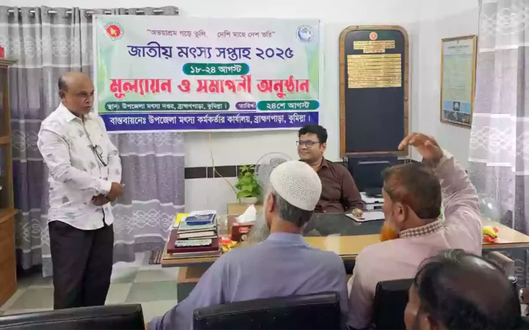 Rising Cumilla - Closing ceremony of Fisheries Week in Brahmanpara