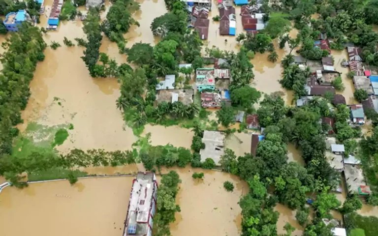 Rising Cumilla - flood threat in feni