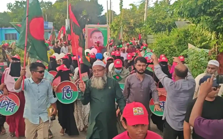 সরাইলে বিএনপি নেতা আহসান উদ্দিন খান শিপনের নেতৃত্বে আনন্দ র‍্যালি অনুষ্ঠিত