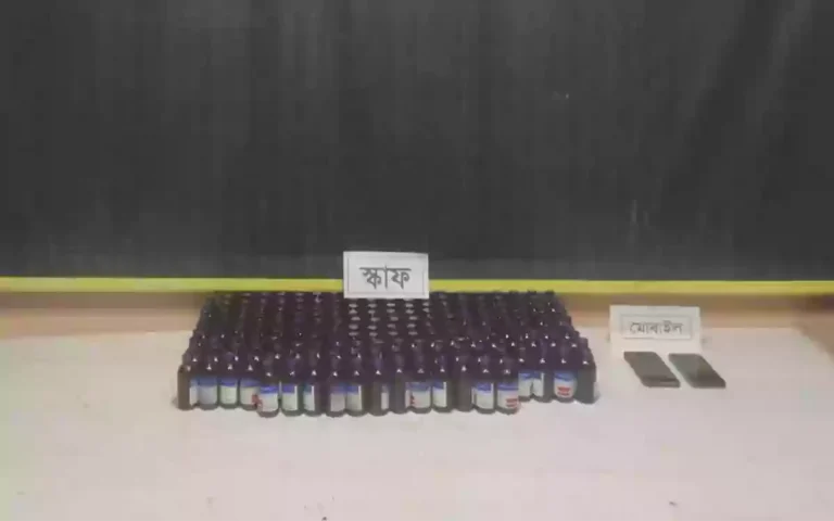 2 arrested with 192 bottles of Scuff in RAB-11 operation in Comilla