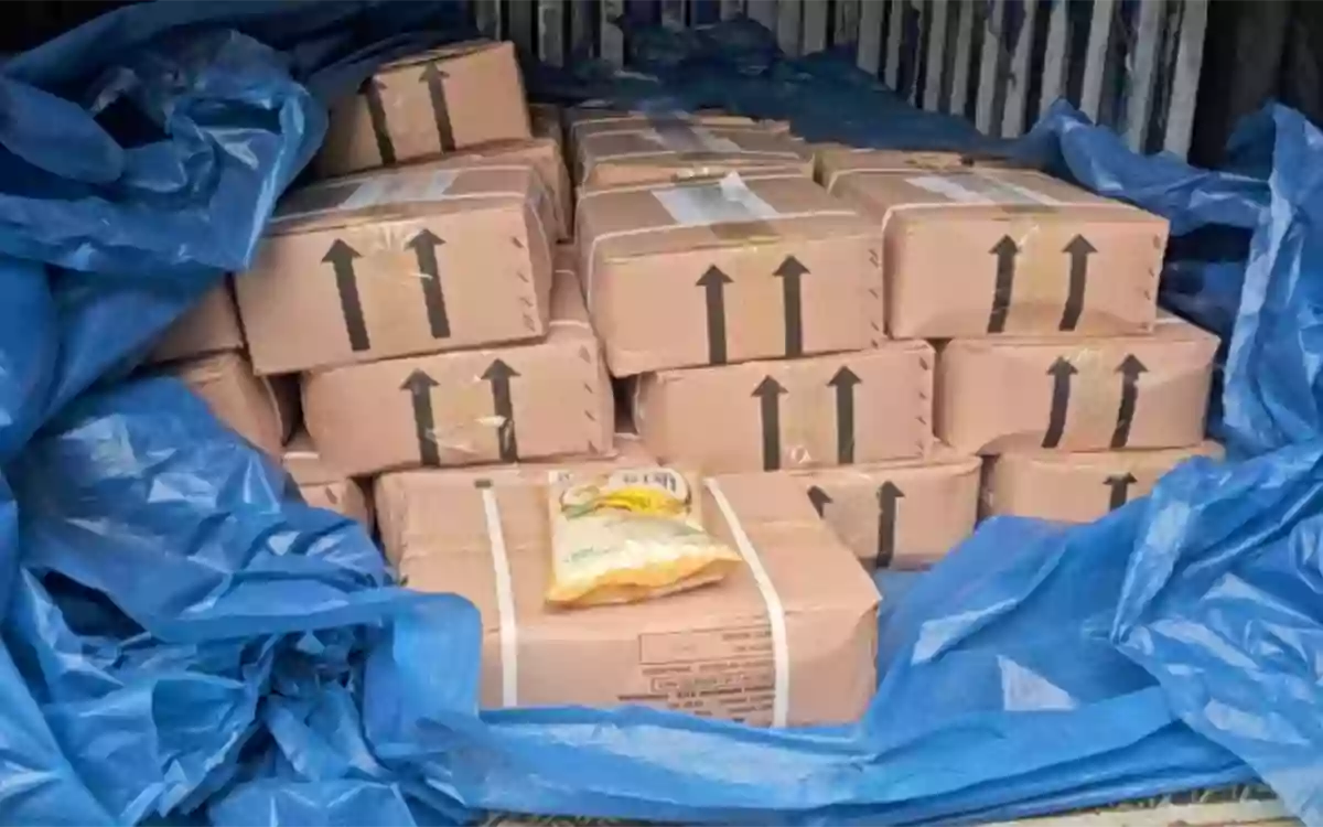 Rising Cumilla - 500 kg of fragrant rice sent to India as a gift for Durga Puja