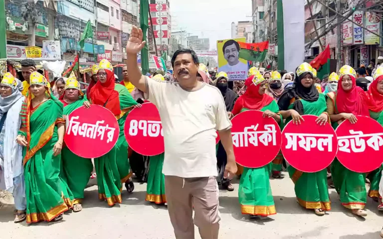 Former Comilla City Mayor Monirul Haque Sakku's rally on BNP's 47th founding anniversary