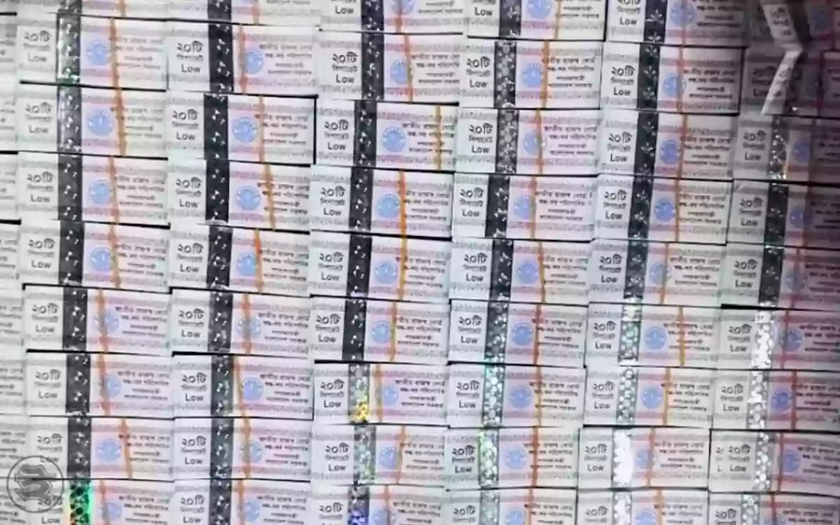 Rising Cumilla - Huge quantity of cigarette stamps seized from Shahjalal Airport