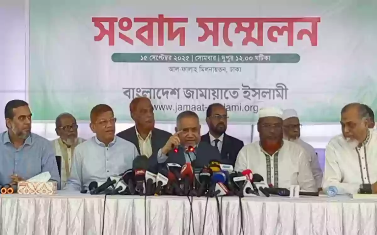 Jamaat issues 5 demands, including ban on activities of Jatiya Party and 14 parties