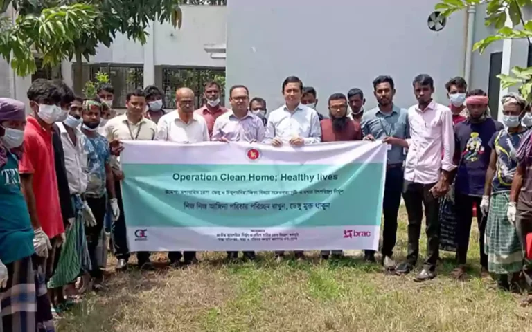 Special cleanliness drive to prevent dengue in Burichang, Comilla