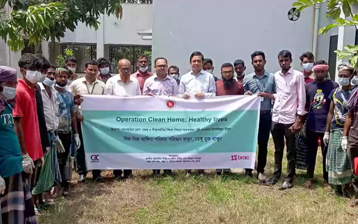 Special cleanliness drive to prevent dengue in Burichang, Comilla